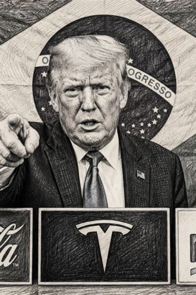 Tesla, Coca-Cola e Nestlé veem prejuízo interno em taxas contra o Brasil