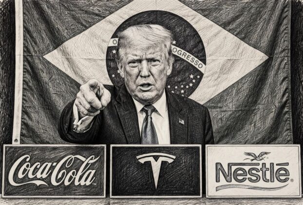 Tesla, Coca-Cola e Nestlé veem prejuízo interno em taxas contra o Brasil
