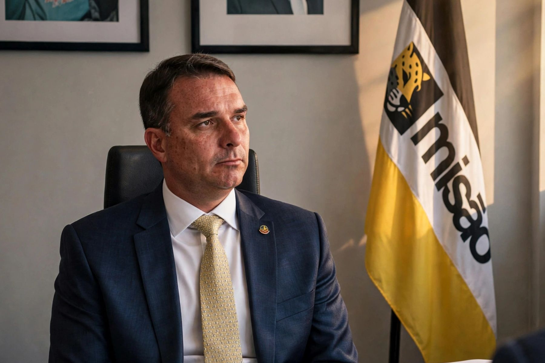Flávio Bolsonaro aparece filiado ao Missão e partido alega fraude